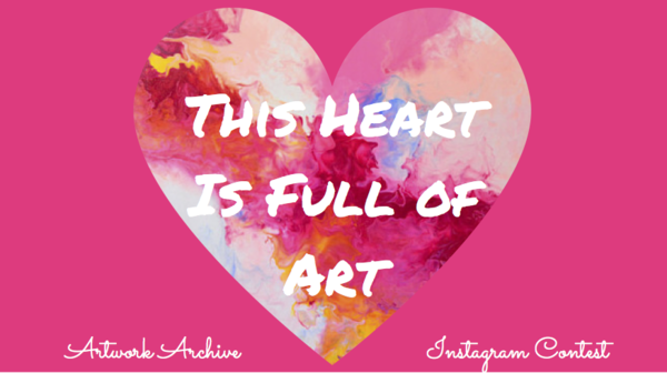 Artwork Archive Instagram Contest: This Heart Is Full of Art 